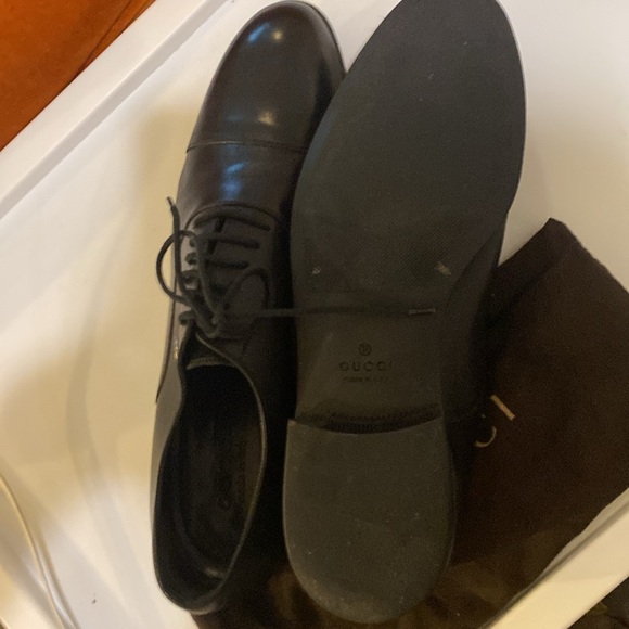 Gucci Cap Toe Leather Oxfords 9.5 - Picture 8 of 8